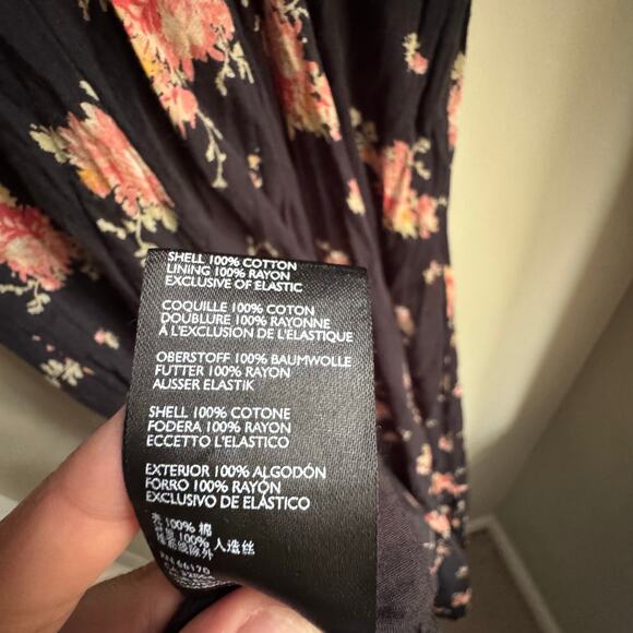 Free People Sea Glass Midi Dress Sweetheart Neckline Handkerchief Hem Boho - Picture 6 of 11